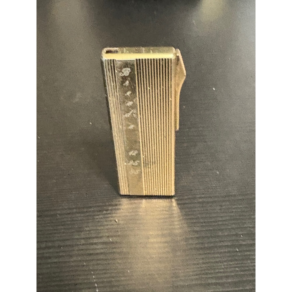 Vintage flamex W/name Brenda 1985 needs butane gold tone